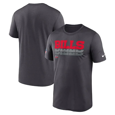 T-shirt Nike Dri-FIT pour homme, coloris charbon, Buffalo Bills