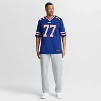 Men's Nike Chase Lundt  Royal Buffalo Bills Team Game Jersey