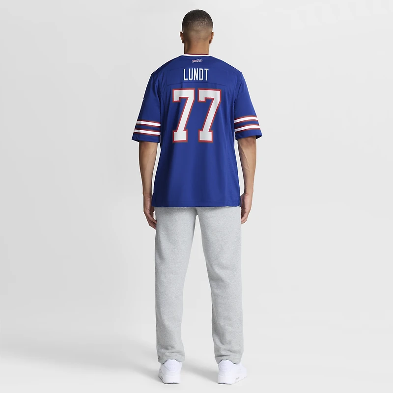 Maillot de match Nike Chase Lundt Royal des Buffalo Bills pour homme