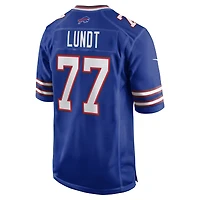 Maillot de match Nike Chase Lundt Royal des Buffalo Bills pour homme