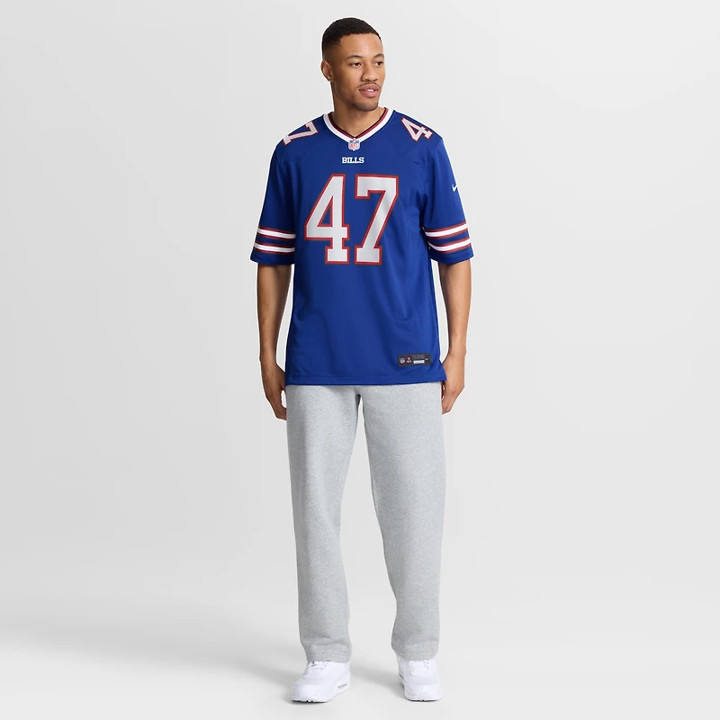 Maillot de match Nike Christian Benford Royal Buffalo Bills pour homme