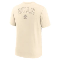 Men's Nike Cream Buffalo Bills Glory Tri-Blend T-Shirt