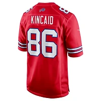 Maillot de match alternatif Nike Dalton Kincaid Buffalo Bills pour homme rouge