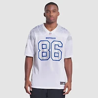 Maillot Nike Dalton Kincaid pour homme, collection rivalités 2025, blanc, Buffalo Bills