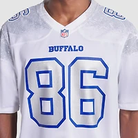 Maillot Nike Dalton Kincaid pour homme, collection rivalités 2025, blanc, Buffalo Bills