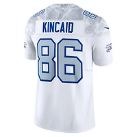 Maillot Nike Dalton Kincaid pour homme, blanc, Buffalo Bills, collection Rivalries 2025, édition limitée