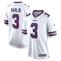 Maillot de match Buffalo Bills Nike Damar Hamlin blanc pour homme