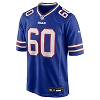 Men's Nike Dan Feeney  Royal Buffalo Bills Team Game Jersey