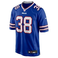 Men's Nike Daryl Porter Jr  Royal Buffalo Bills Team Game Jersey