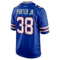 Men's Nike Daryl Porter Jr  Royal Buffalo Bills Team Game Jersey