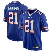 Men's Nike Davison Igbinosun Royal Buffalo Bills Team Game Jersey
