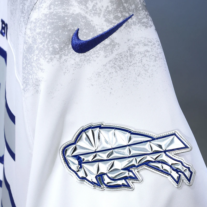 Men's Nike Dawson Knox White Buffalo Bills 2025 Rivalries Collection Limited Jersey