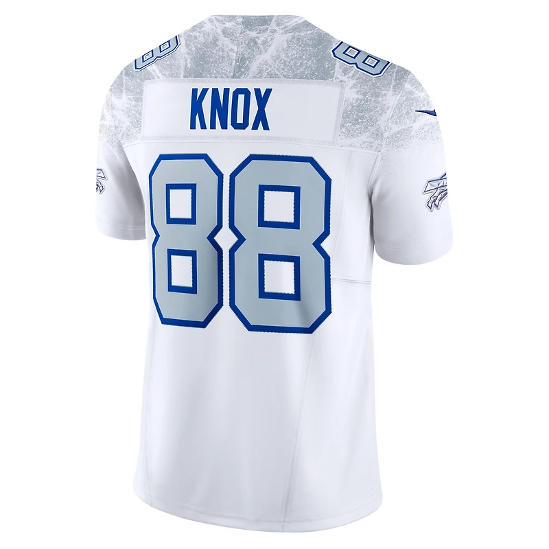 Maillot Nike Dawson Knox blanc Buffalo Bills Collection Rivalités 2025, édition limitée cousue
