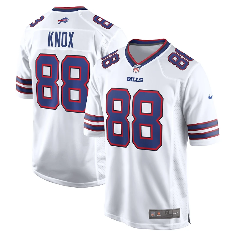 Maillot de joueur extérieur Buffalo Bills Nike Dawson Knox pour homme, blanc