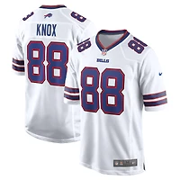 Maillot de joueur extérieur Buffalo Bills Nike Dawson Knox pour homme, blanc