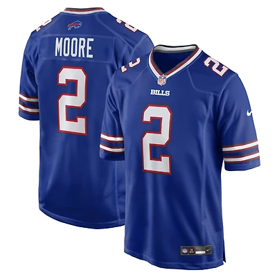 Men's Nike D.J. Moore Royal Buffalo Bills Game Jersey