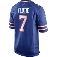 Maillot de joueur retraité Nike Doug Flutie Royal Buffalo Bills Game pour homme