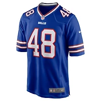 Men's Nike Edefuan Ulofoshio  Royal Buffalo Bills Game Jersey