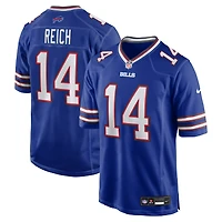 Men's Nike Frank Reich Royal Buffalo Bills Game Retired Player Jersey