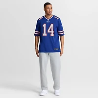 Men's Nike Frank Reich Royal Buffalo Bills Game Retired Player Jersey