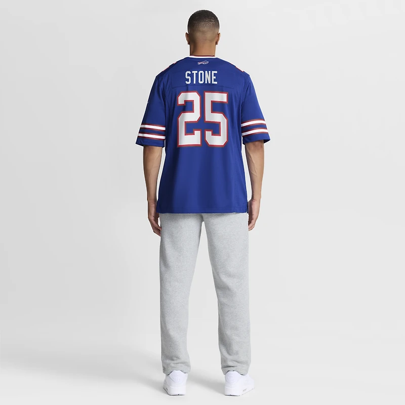 Men's Nike Geno Stone Royal Buffalo Bills Team Game Jersey