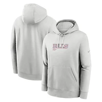 Sweat à capuche Nike gris Buffalo Bills Edge Pack French Terry Club pour homme