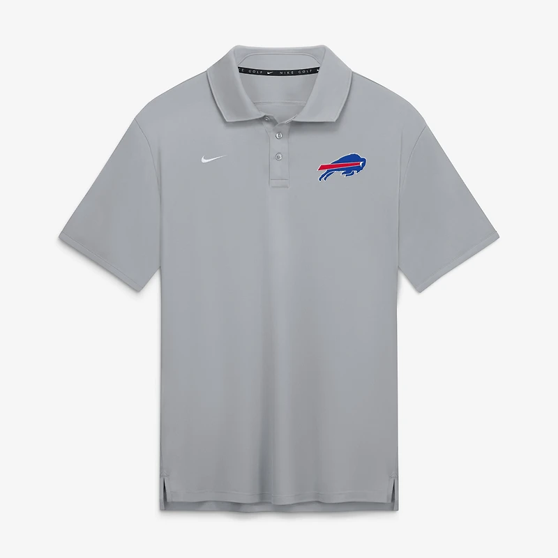 Polo Nike Dri-FIT gris uni Buffalo Bills pour homme