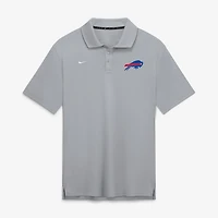 Polo Nike Dri-FIT gris uni Buffalo Bills pour homme