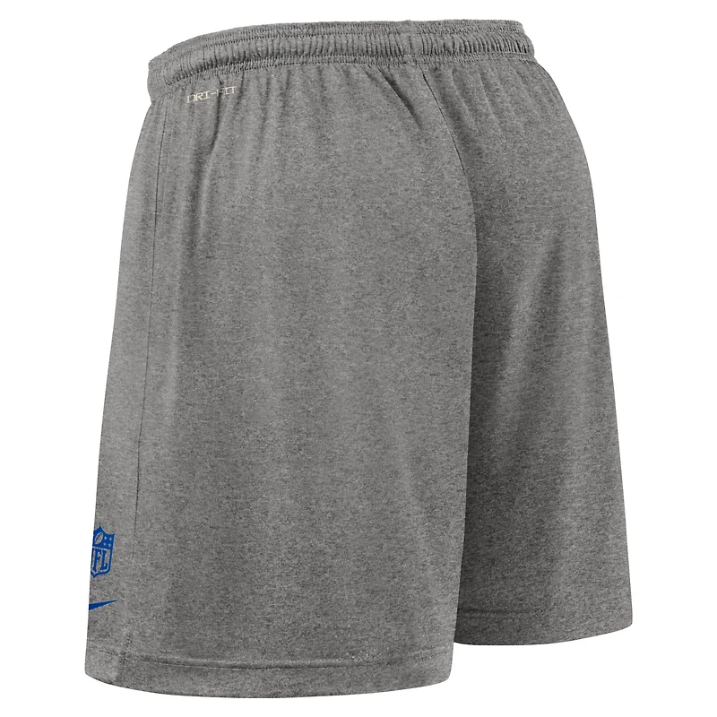Men's Nike Gray Buffalo Bills Sideline Reversible Dri-FIT Shorts