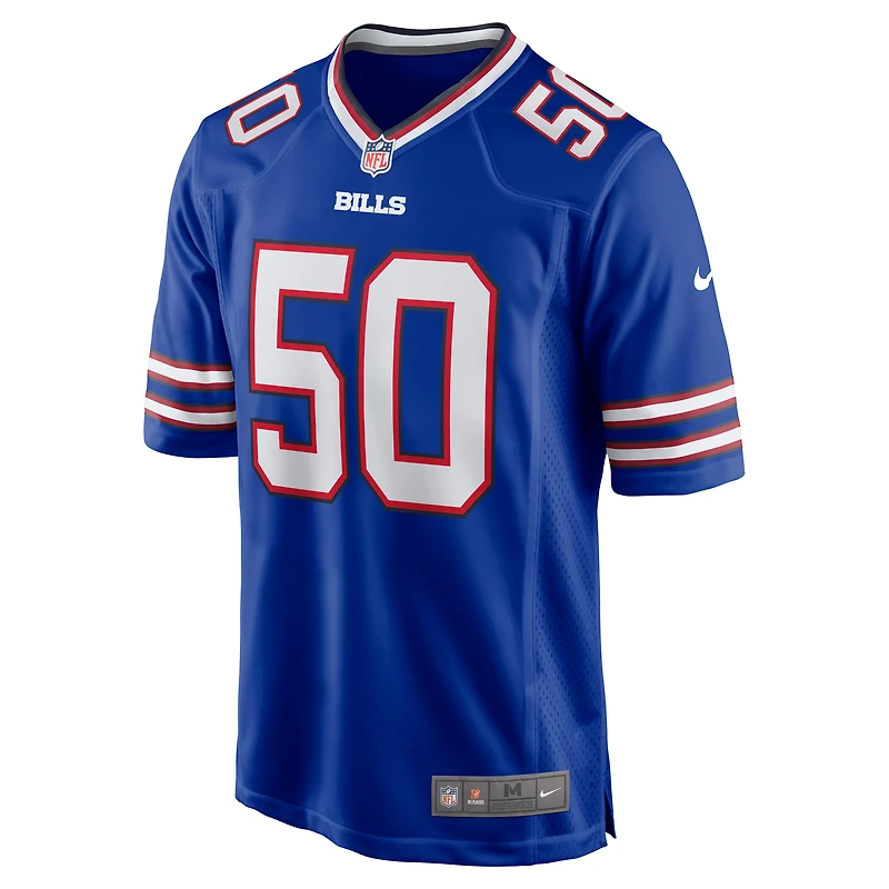 Maillot de joueur match Nike Gregory Rousseau Royal Buffalo Bills pour homme