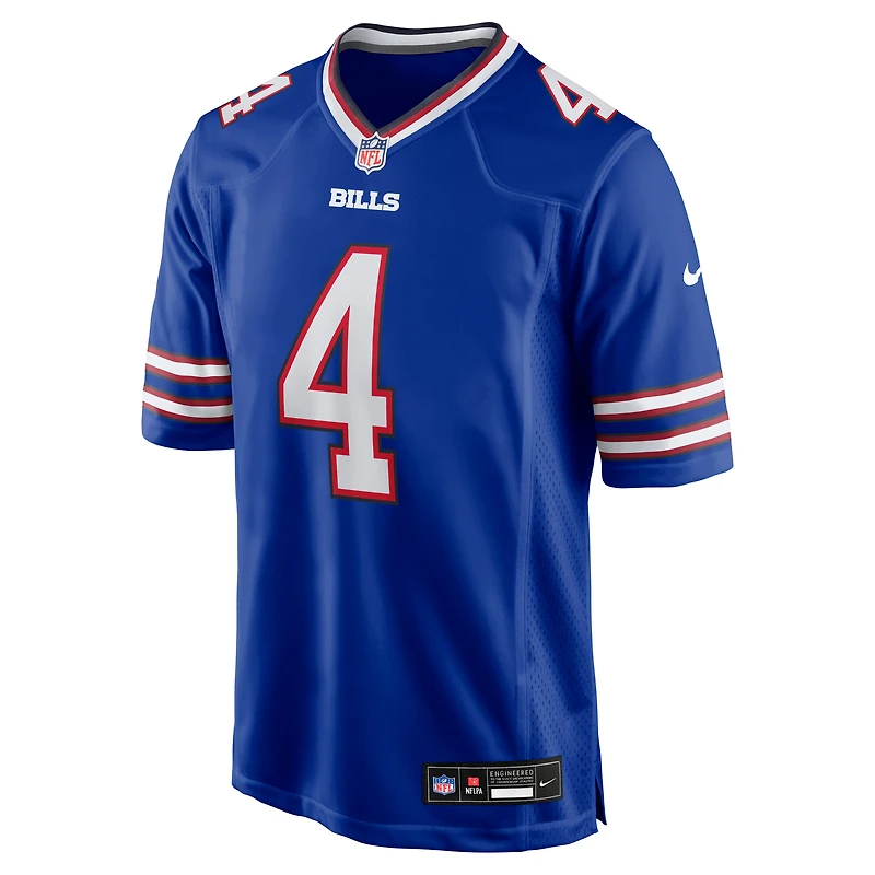 Men's Nike James Cook III  Royal Buffalo Bills Team Game Jersey