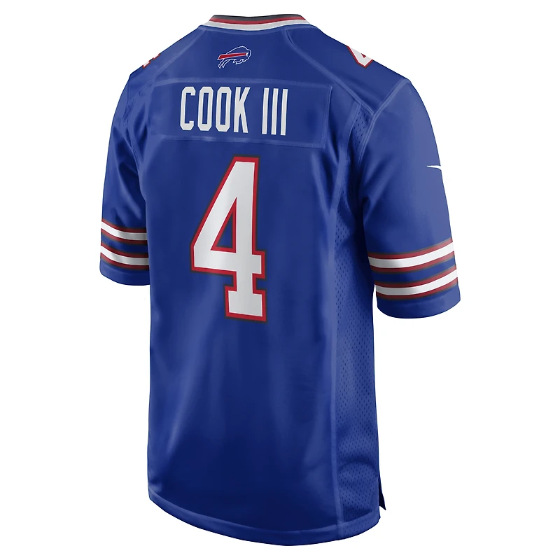 Maillot de match Nike James Cook III Royal Buffalo Bills pour homme