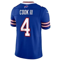 Men's Nike James Cook III Royal Buffalo Bills Vapor F.U.S.E. Stitched Limited Jersey