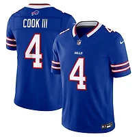 Men's Nike James Cook III Royal Buffalo Bills Vapor F.U.S.E. Stitched Limited Jersey