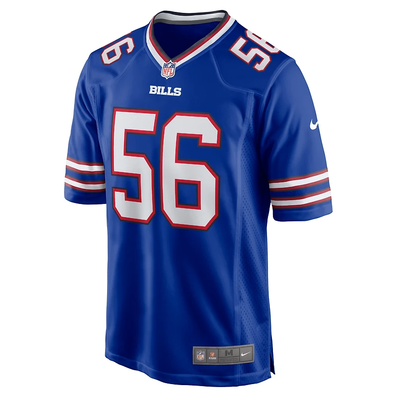 Men's Nike Javon Solomon  Royal Buffalo Bills Game Jersey