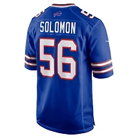 Men's Nike Javon Solomon  Royal Buffalo Bills Game Jersey