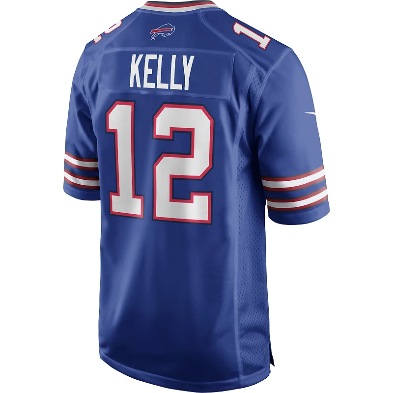 Men's Nike Jim Kelly Royal Buffalo Bills Game Retired Player Jersey