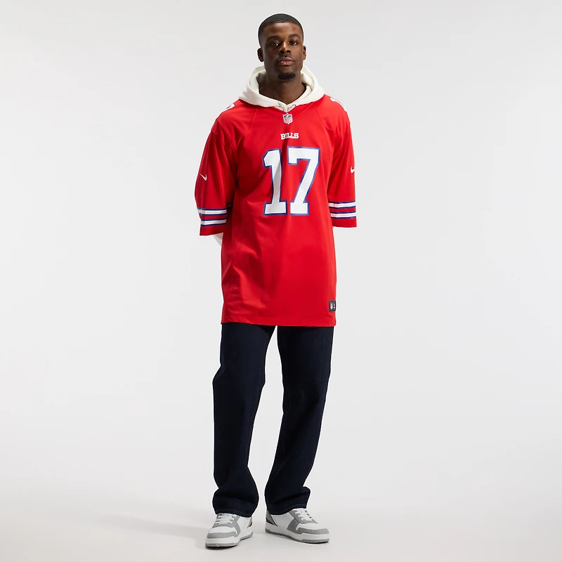 Men's Nike Josh Allen Red Buffalo Bills Alternate Game Jersey