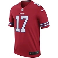 Men's Nike Josh Allen Red Buffalo Bills Legend Player Performance Top