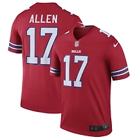 Men's Nike Josh Allen Red Buffalo Bills Legend Player Performance Top