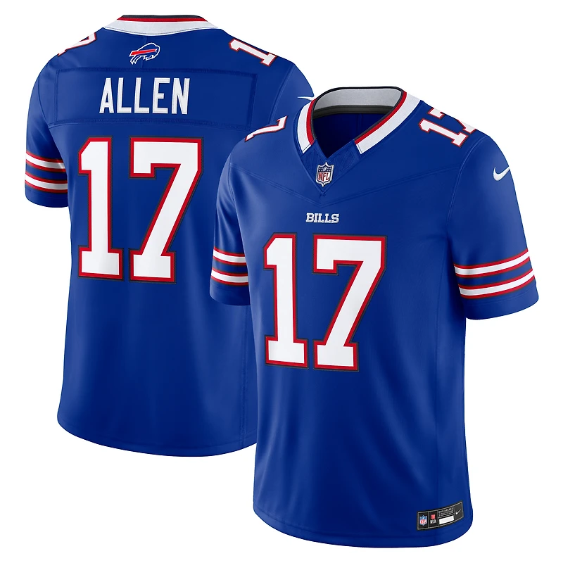 Maillot Nike Josh Allen Royal Buffalo Bills Vapor F.U.S.E. Stitched Limited pour homme