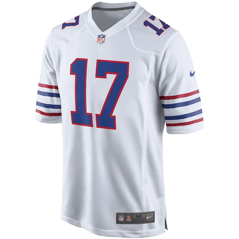 Maillot Nike Josh Allen pour homme, blanc, joueur de jeu alternatif des Buffalo Bills