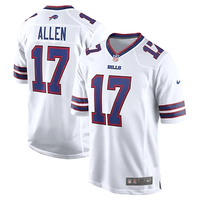 Maillot Nike Josh Allen blanc des Buffalo Bills pour homme