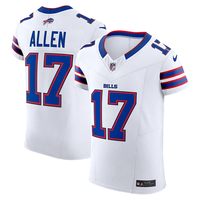 Men's Nike Josh Allen White Buffalo Bills Vapor F.U.S.E. Elite Jersey