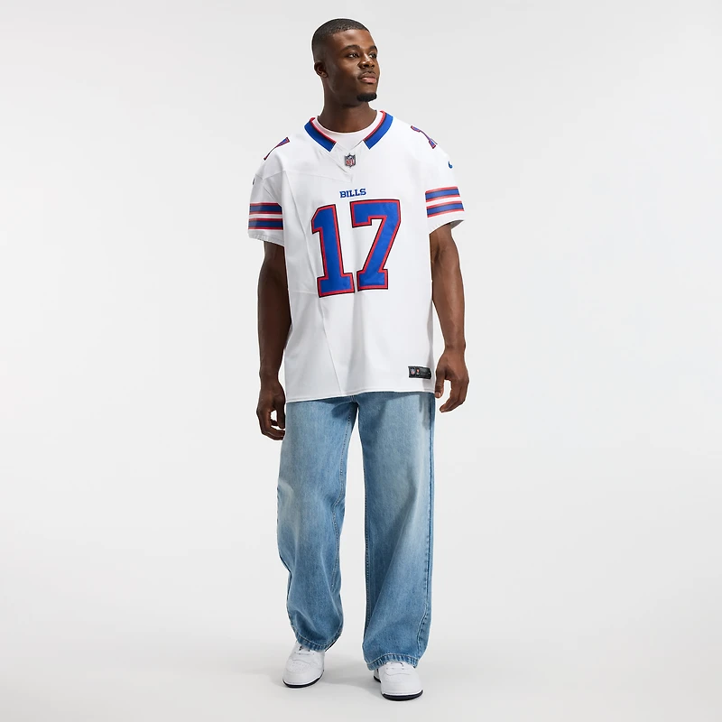 Maillot Nike Vapor F.U.S.E. Elite blanc Josh Allen Buffalo Bills pour homme