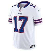 Nike Josh Allen Blanc Buffalo Bills Vapor F.U.S.E. Maillot limité