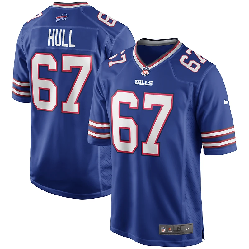 Maillot de joueur retraité Nike Kent Hull Royal Buffalo Bills Game pour homme