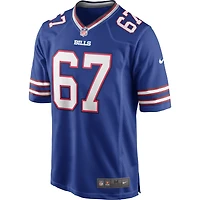 Maillot de joueur retraité Nike Kent Hull Royal Buffalo Bills Game pour homme