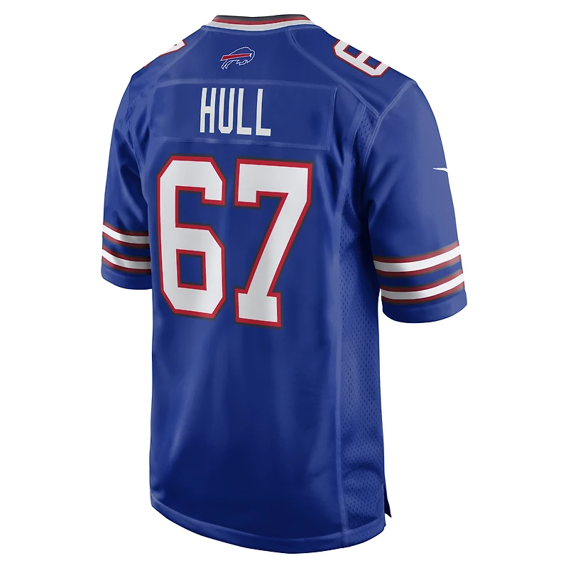 Men's Nike Kent Hull Royal Buffalo Bills Game Retired Player Jersey