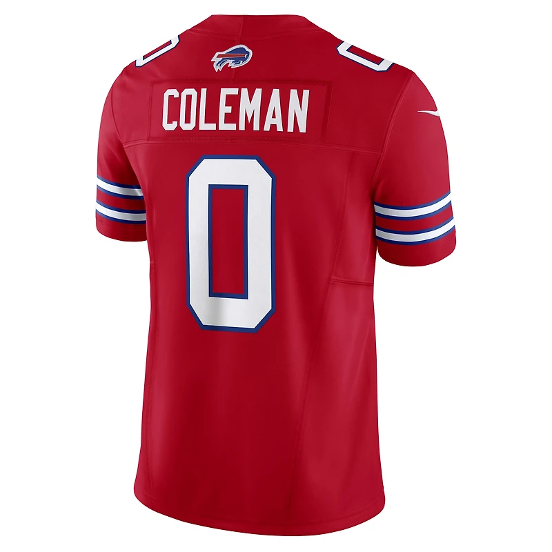 Men's Nike Keon Coleman Red Buffalo Bills Alternate Vapor F.U.S.E. Limited Jersey